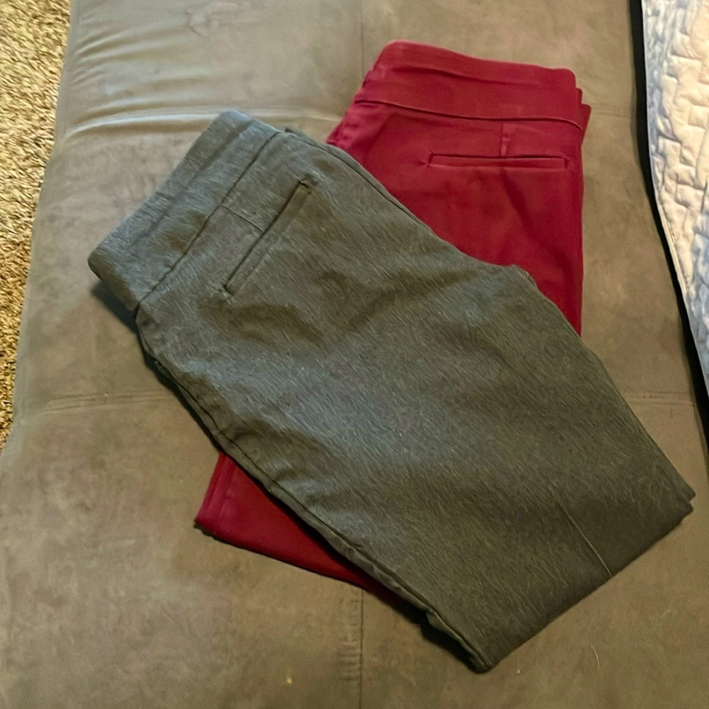 2 Pair- Croft & Barrow- Stretch Size 10 Pants